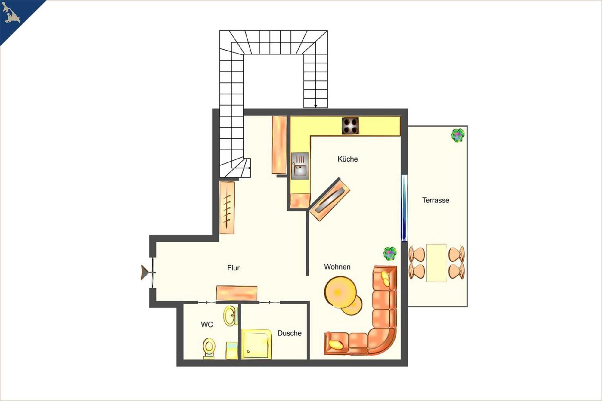 Villa Luna Ferienwohnung Achterdeck Герінгсдорф Екстер'єр фото